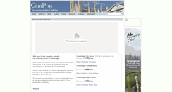 Desktop Screenshot of camplus.co.uk